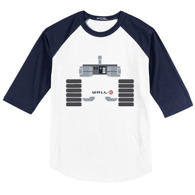 D.I.S.N.E.Y P.I.X.A.R Wall E Halloween Costume Baseball Sleeve Shirt