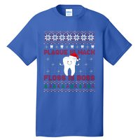 Dentist Plaque Wack Floss Is Boss Ugly Christmas Gift Tall T-Shirt