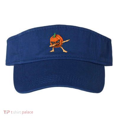 Dabbing Pumpkin With Glasses Halloween Pumpkin Dabbing Dab Gift Visor