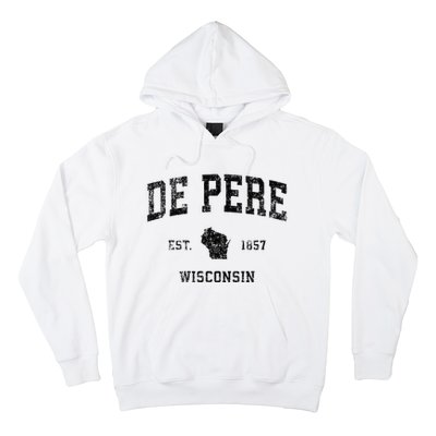 De Pere Wisconsin Wi Vintage Sports Design Hoodie