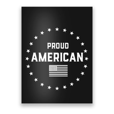 Danica Patrick Wearing Proud American Poster