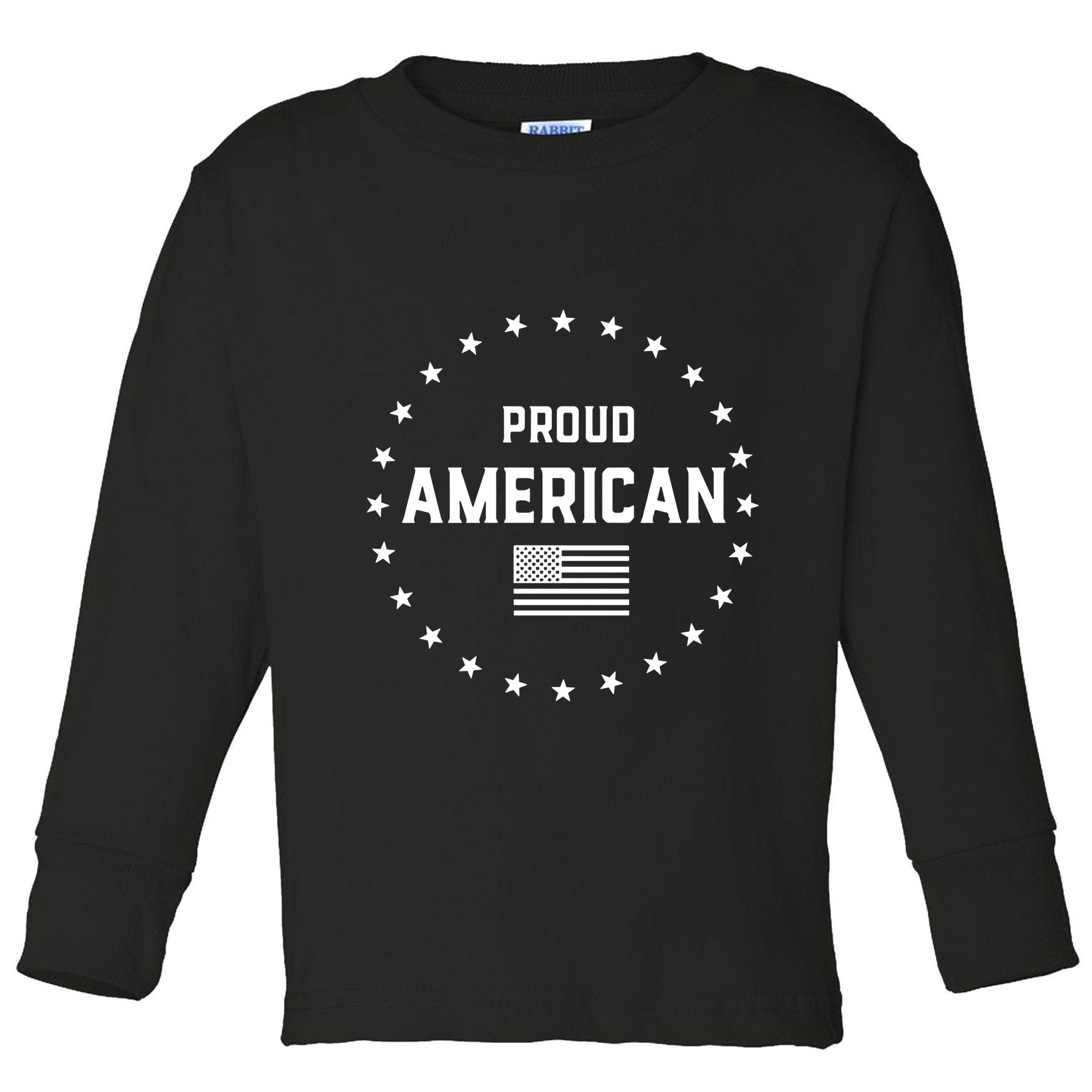 Danica Patrick Wearing Proud American Toddler Long Sleeve Shirt