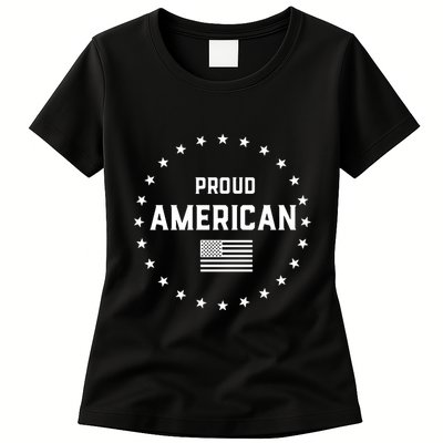 Danica Patrick Wearing Proud American Womens T-Shirt