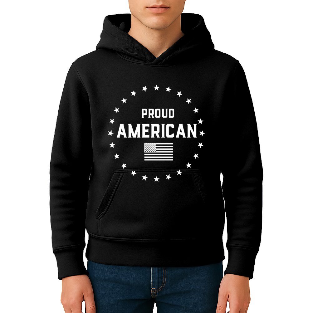 Danica Patrick Wearing Proud American Kids Hoodie