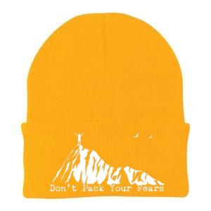 Don't Pack Your Fears Ultralight Hiking Backpacking Hiker Knit Cap Winter Beanie