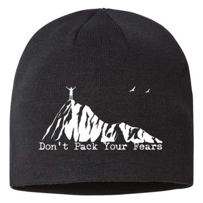 Don't Pack Your Fears Ultralight Hiking Backpacking Hiker Sustainable Beanie