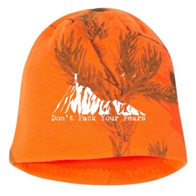 Don't Pack Your Fears Ultralight Hiking Backpacking Hiker Kati - Camo Knit Beanie