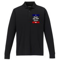 Dont Pay Your Taxes Pay Performance Long Sleeve Polo