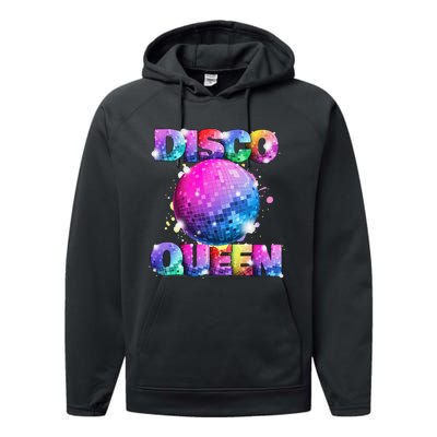 Disco Queen 70s Themed Dancing Seventies Ball Costume Performance Fleece Hoodie