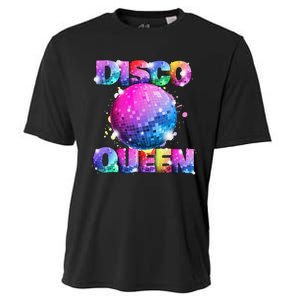 Disco Queen 70s Themed Dancing Seventies Ball Costume Cooling Performance Crew T-Shirt