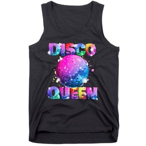 Disco Queen 70s Themed Dancing Seventies Ball Costume Tank Top