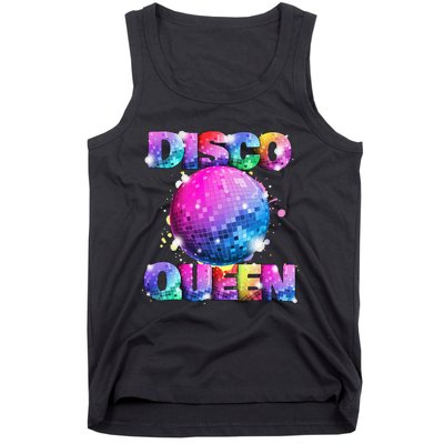 Disco Queen 70s Themed Dancing Seventies Ball Costume Tank Top