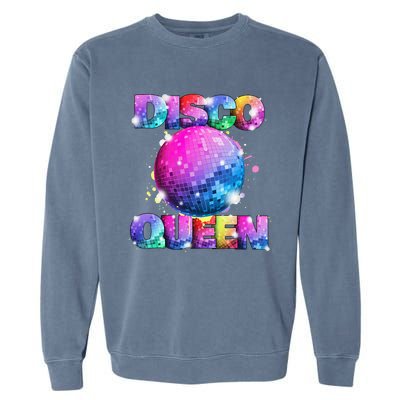 Disco Queen 70s Themed Dancing Seventies Ball Costume Garment-Dyed Sweatshirt