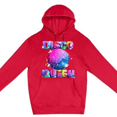 Disco Queen 70s Themed Dancing Seventies Ball Costume Premium Pullover Hoodie