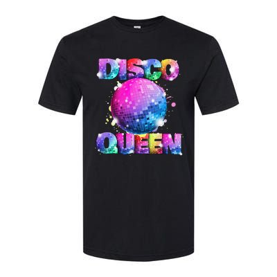 Disco Queen 70s Themed Dancing Seventies Ball Costume Softstyle CVC T-Shirt