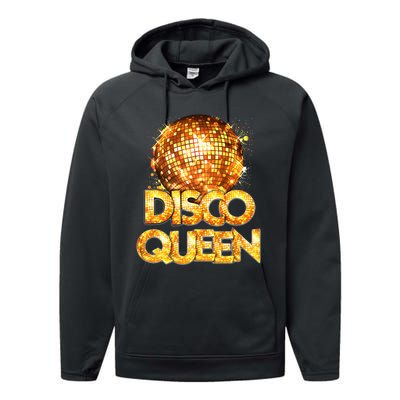 Disco Queen 70s Themed Vintage Disco Fever Costume Performance Fleece Hoodie