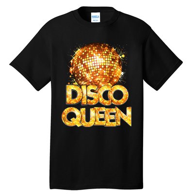 Disco Queen 70s Themed Vintage Disco Fever Costume Tall T-Shirt