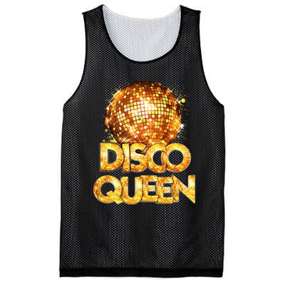 Disco Queen 70s Themed Vintage Disco Fever Costume Mesh Reversible Basketball Jersey Tank