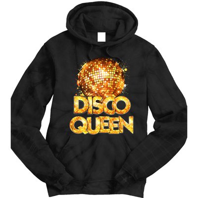 Disco Queen 70s Themed Vintage Disco Fever Costume Tie Dye Hoodie