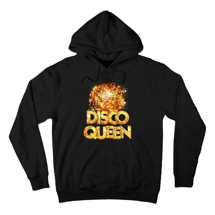 Disco Queen 70s Themed Vintage Disco Fever Costume Tall Hoodie