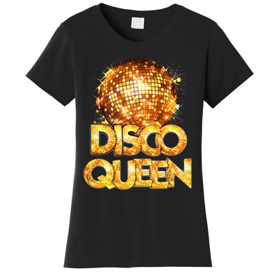 Disco Queen 70s Themed Vintage Disco Fever Costume Women's T-Shirt