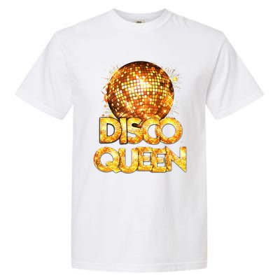 Disco Queen 70s Themed Vintage Disco Fever Costume Garment-Dyed Heavyweight T-Shirt