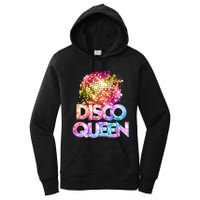 Disco Queen  70s Disco Themed Vintage Seventies Costume Women's Pullover Hoodie