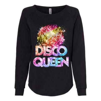 Disco Queen  70s Disco Themed Vintage Seventies Costume Womens California Wash Sweatshirt