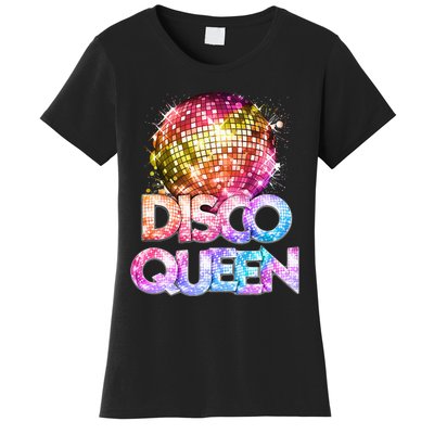 Disco Queen  70s Disco Themed Vintage Seventies Costume Women's T-Shirt