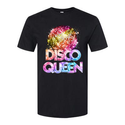 Disco Queen  70s Disco Themed Vintage Seventies Costume Softstyle® CVC T-Shirt