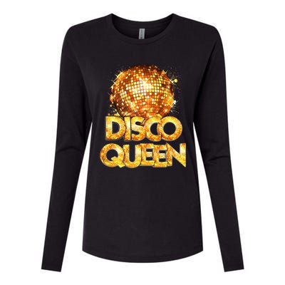 Disco Queen 70s Themed Vintage Disco Fever Costume Womens Cotton Relaxed Long Sleeve T-Shirt