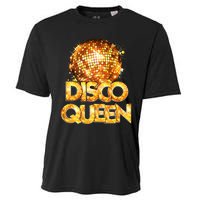 Disco Queen 70s Themed Vintage Disco Fever Costume Cooling Performance Crew T-Shirt