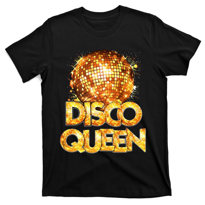 Disco Queen 70s Themed Vintage Disco Fever Costume T-Shirt