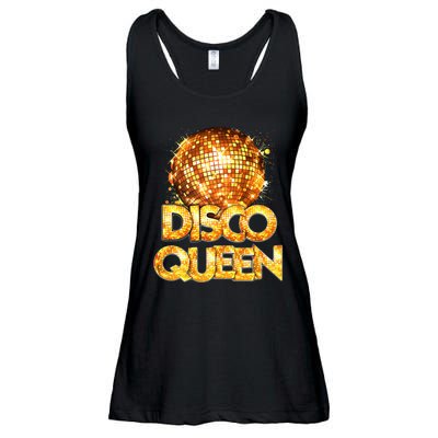 Disco Queen 70s Themed Vintage Disco Fever Costume Ladies Essential Flowy Tank