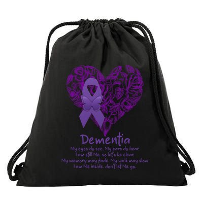 Dementia Quote AlzheimerS Support Drawstring Bag