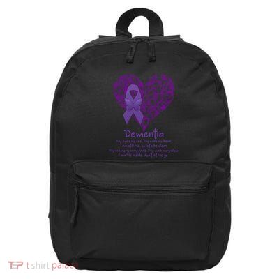 Dementia Quote AlzheimerS Support 16 in Basic Backpack