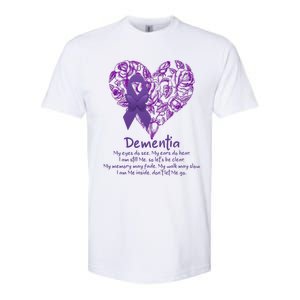 Dementia Quote AlzheimerS Support Softstyle CVC T-Shirt