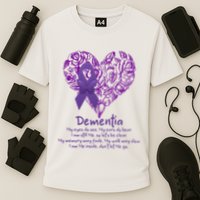 Dementia Quote AlzheimerS Support Cooling Performance Crew T-Shirt