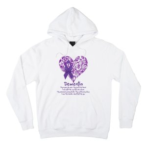 Dementia Quote AlzheimerS Support Hoodie