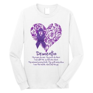 Dementia Quote AlzheimerS Support Long Sleeve Shirt