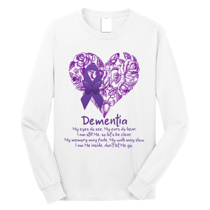 Dementia Quote AlzheimerS Support Long Sleeve Shirt