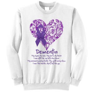 Dementia Quote AlzheimerS Support Sweatshirt