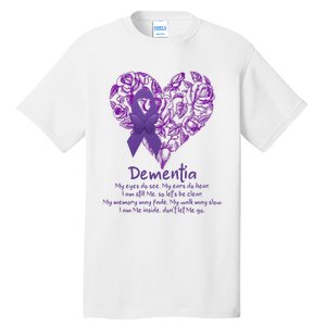 Dementia Quote AlzheimerS Support Tall T-Shirt