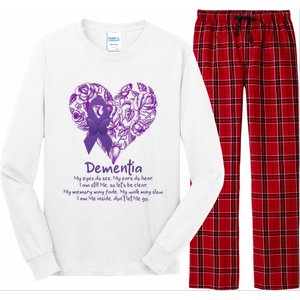 Dementia Quote AlzheimerS Support Long Sleeve Pajama Set