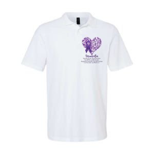 Dementia Quote AlzheimerS Support Softstyle Adult Sport Polo