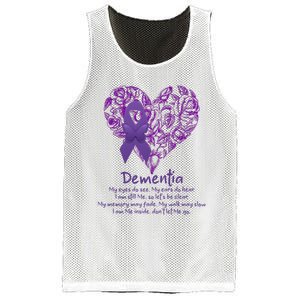 Dementia Quote AlzheimerS Support Mesh Reversible Basketball Jersey Tank