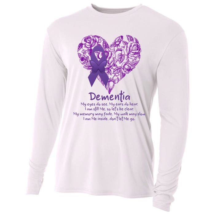 Dementia Quote AlzheimerS Support Cooling Performance Long Sleeve Crew