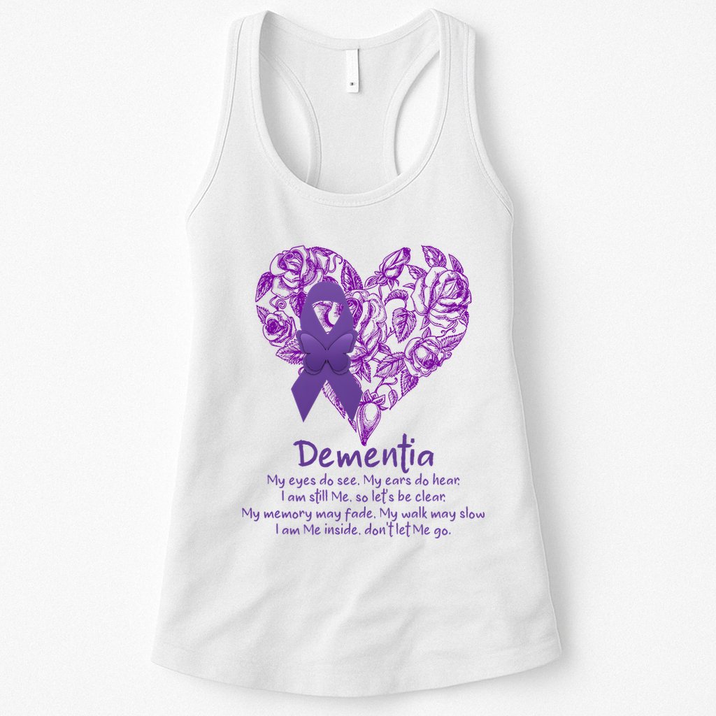 Dementia Quote AlzheimerS Support Womens Tank Top