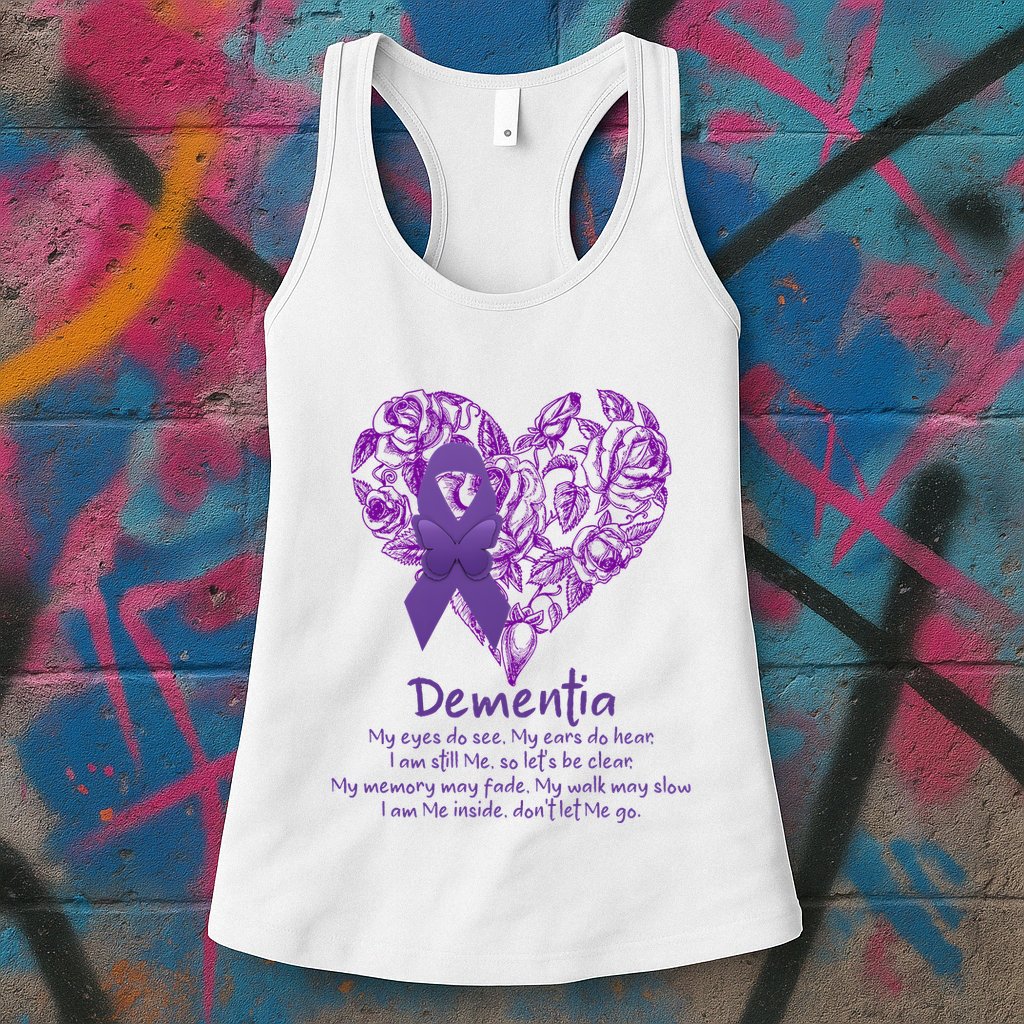 Dementia Quote AlzheimerS Support Womens Tank Top