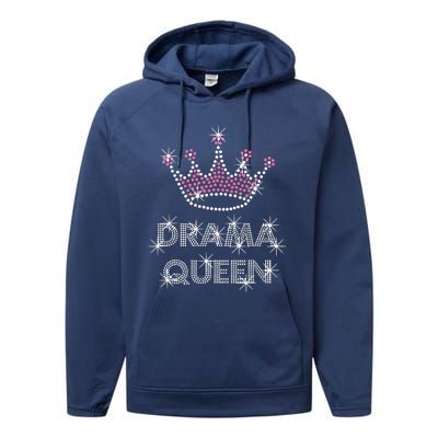 Drama Queen Acting Actress Film Student Performance Fleece Hoodie